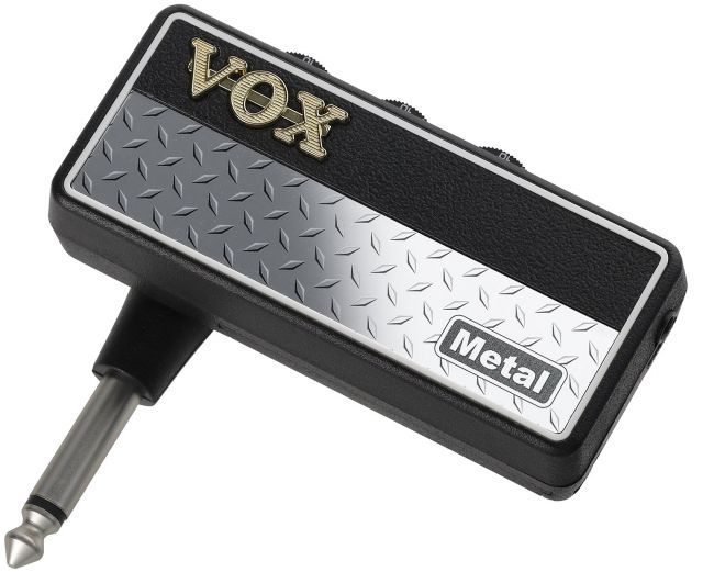 VOX ヘッドフォン ギターアンプ amPlug 2 Metal ケーブル不要 ギターに直接プラグ イン 自宅練習に最適 電池駆動 エフェクト内蔵 ハイゲインサウンド