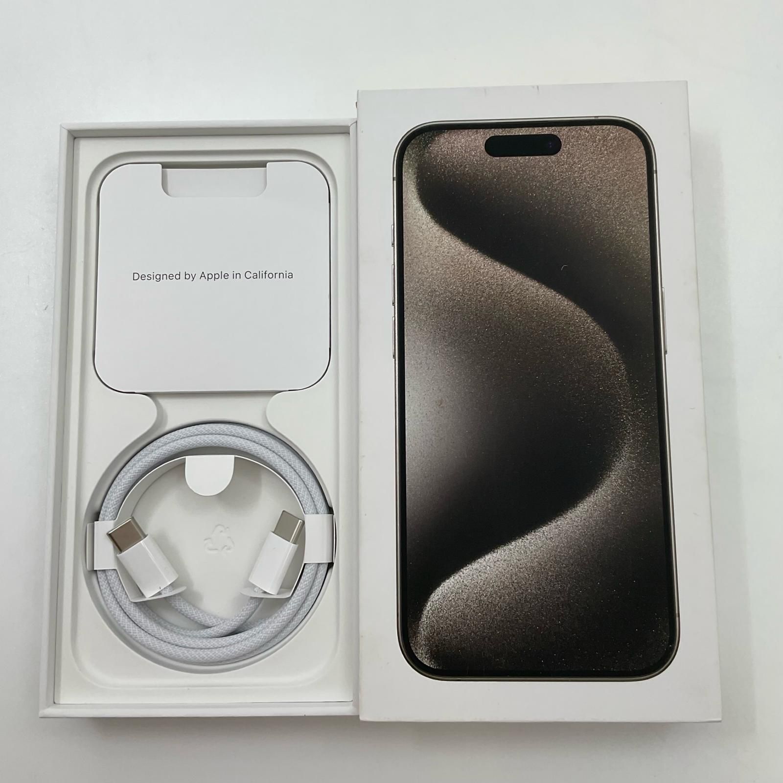 iPhone 15 Pro 512 GB ナチュラルチタニウム Softbank 85 Xperia 5 最新スマホ