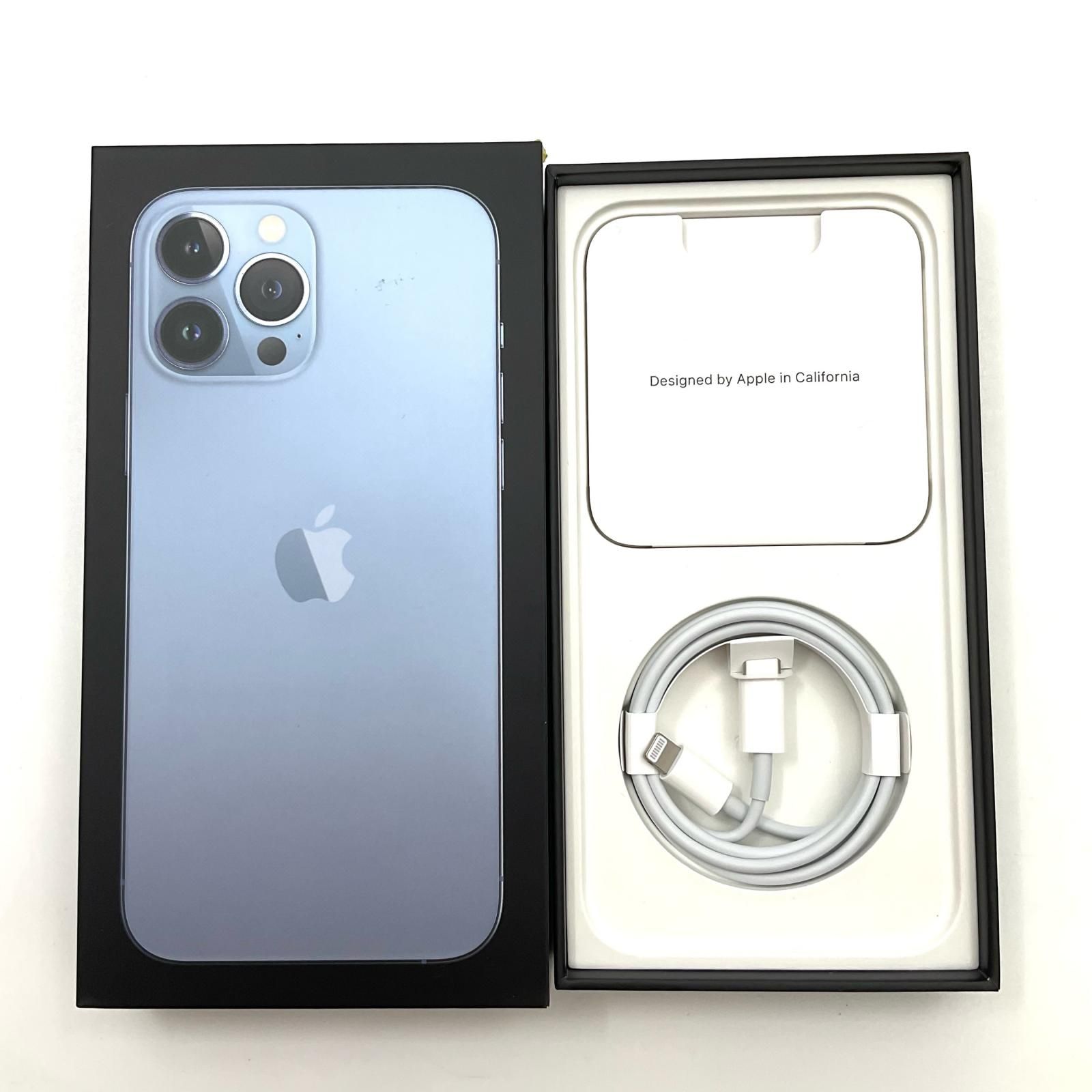  iPhone 13 Pro Max 512 GB シエラブルー docomo SIMフリー 白ロム 80 スマートフォン本体 スマートフォン 携帯電話