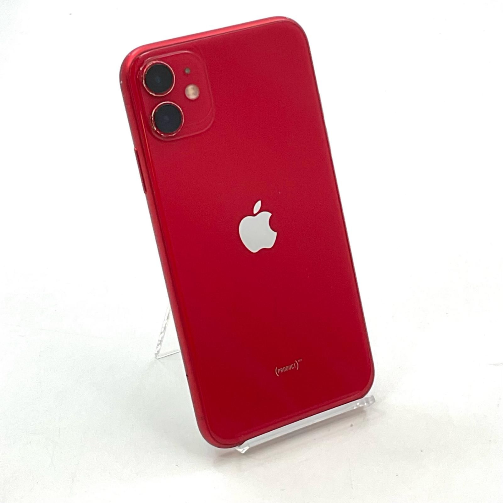 iPhone 11 128GB (PRODUCT)RED Softbank 白ロム 動作確認済 72%【全額