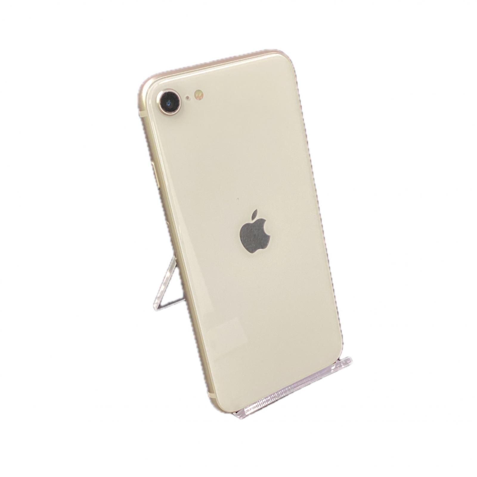 iPhone SE 第3世代 64 GB スターライト モバイル SIMフリー 白ロム 84