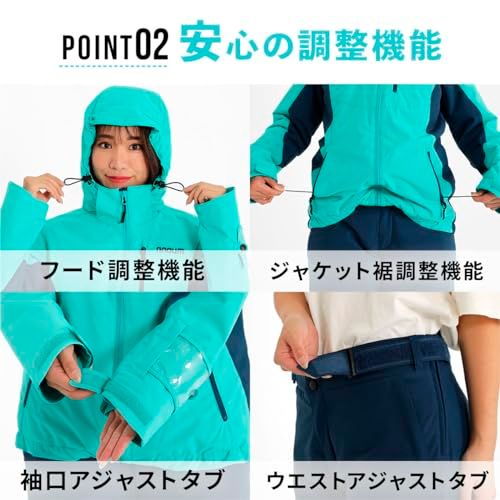 NNOUM（ノアム） スキーウェア レディース 上下セット 動きやすい