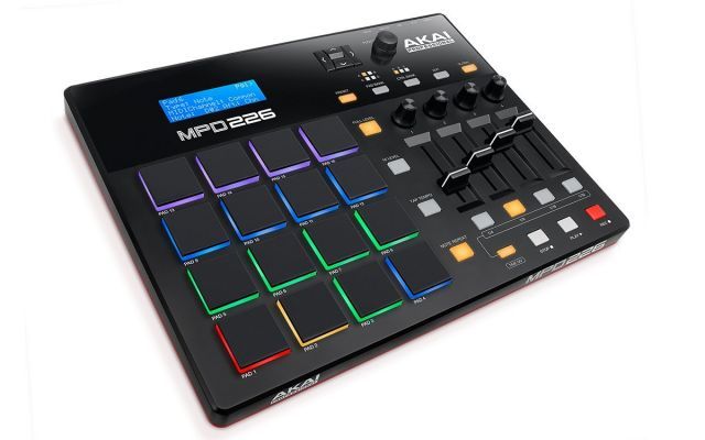 Akai Professional USB MIDIコントローラー 16パッド 4フェーダー 音源ソフト付属 MPD 226