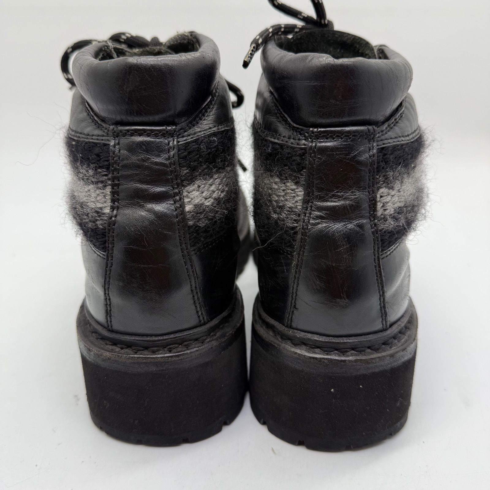 NUMBER (N)INE 00s 07aw LOVE GOD MURDER Leather trekking boots 8