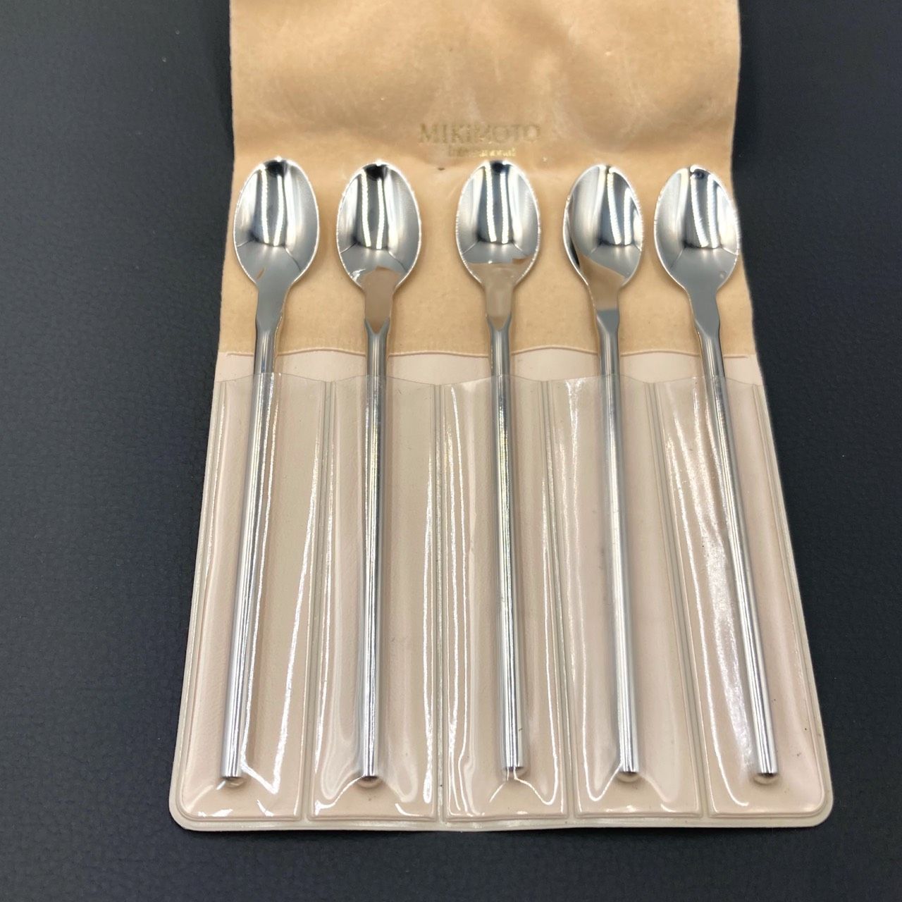 未使用【Mikimoto✤ミキモト】 スプーンセット 5本 18-8ステンレス製