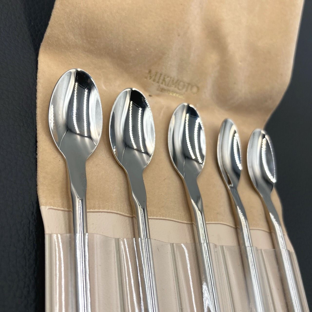 未使用【Mikimoto✤ミキモト】 スプーンセット 5本 18-8ステンレス製