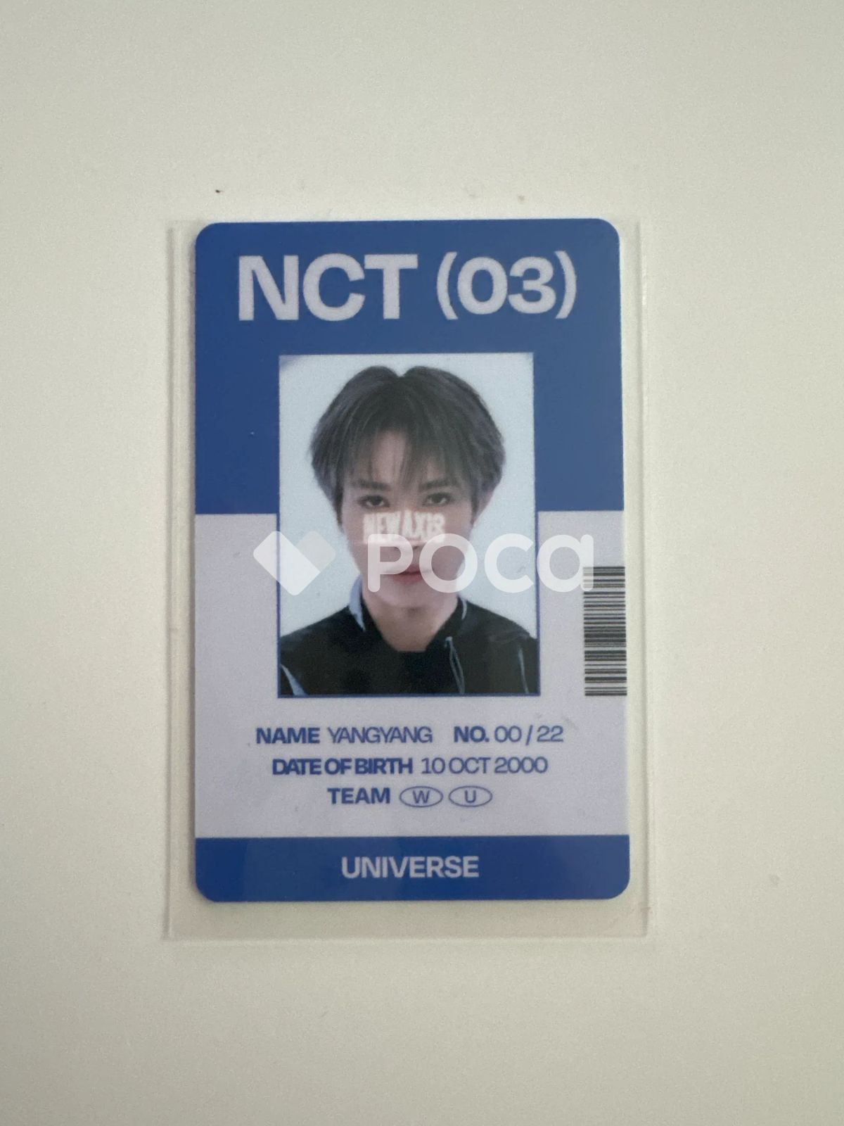 Nct universe プレミアムトレカ ヤンヤン NCT ヤンヤン Universe ID CARD + PHOTO CARD SET - メルカリ