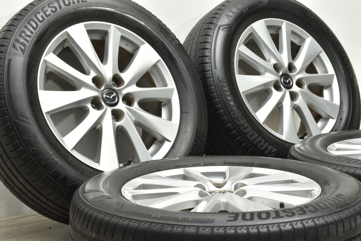 ホイールのみ マツダ CX 5 17 in 7 J 50 PCD 114 3 ブリヂストン アレンザ 001 225 65 R MPV ビアンテ 流用 ノーマル 交換用