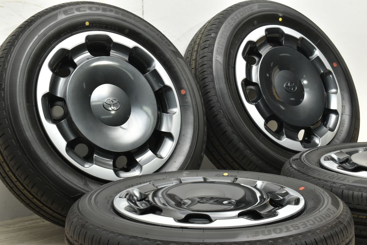 製 新車外し品 トヨタ 10系 シエンタ Z 15 in 5 J 45 PCD 100 ブリヂストン エコピア EP 150 185 65 R バリ溝