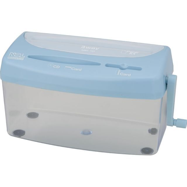 ナカバヤシ ハンドシュレッダー クロス クルッキル ブルー NSH 101 MB