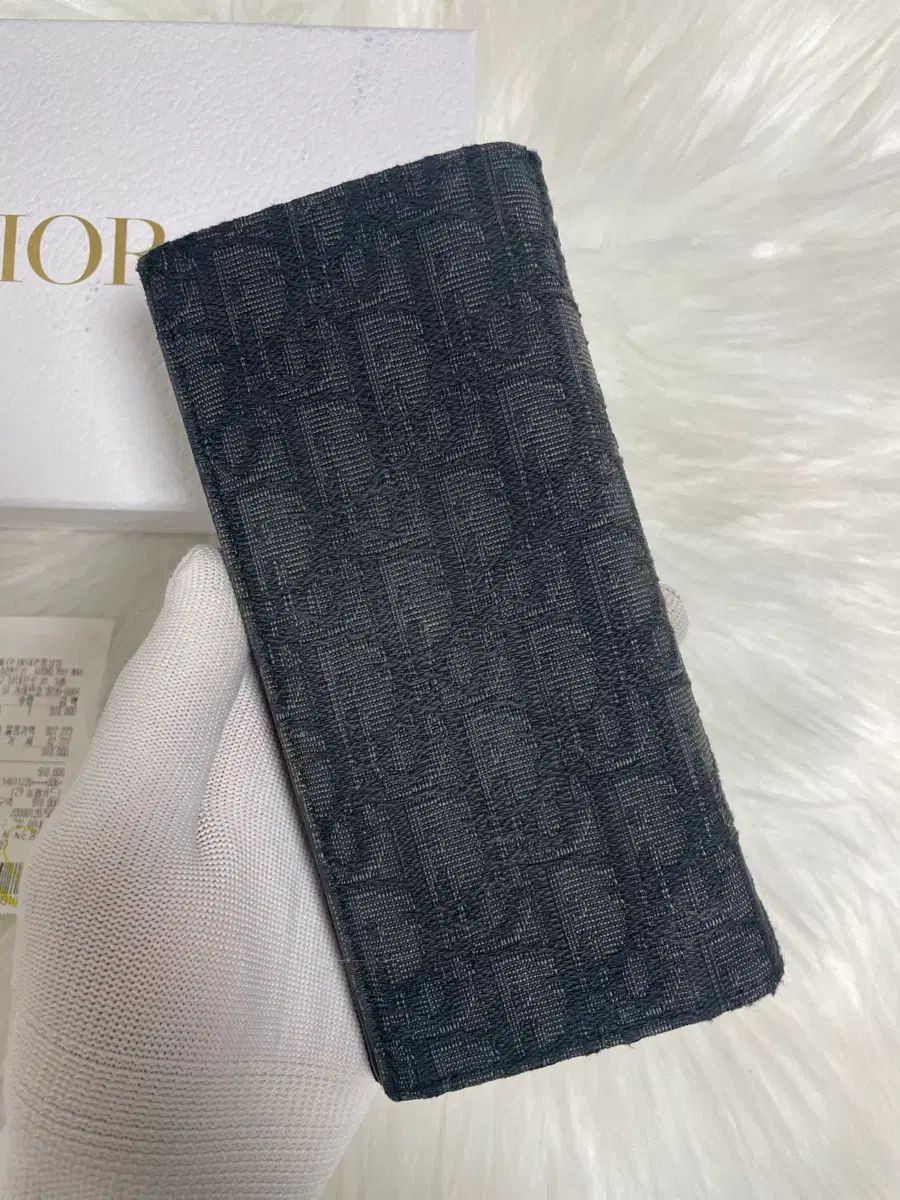 Dior オブリーク ジャカード ブラック 長財布