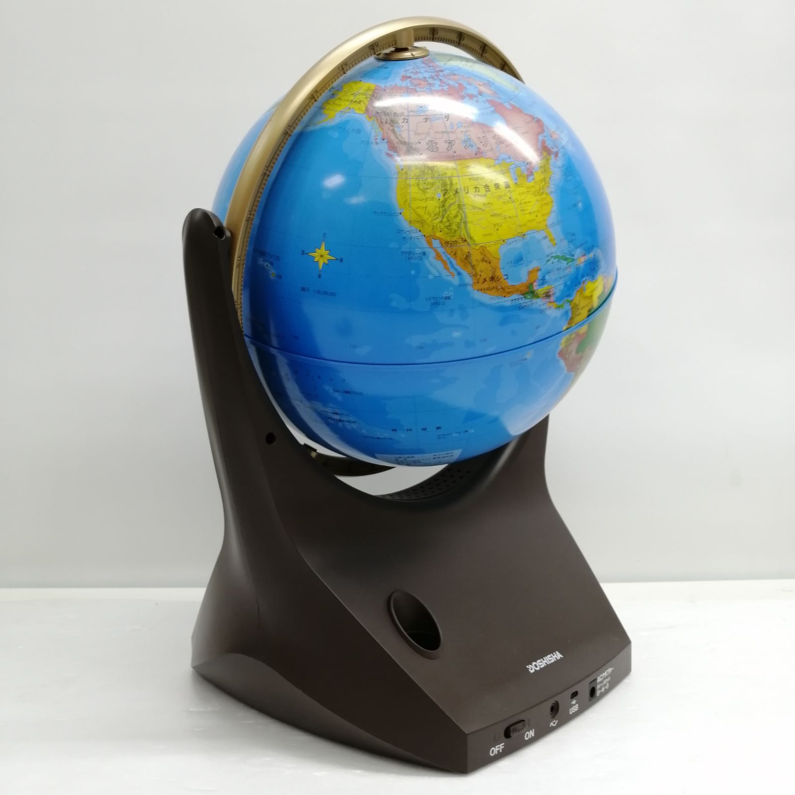 動作品】DOSHISHA しゃべる地球儀パーフェクトグローブ Neo Vision