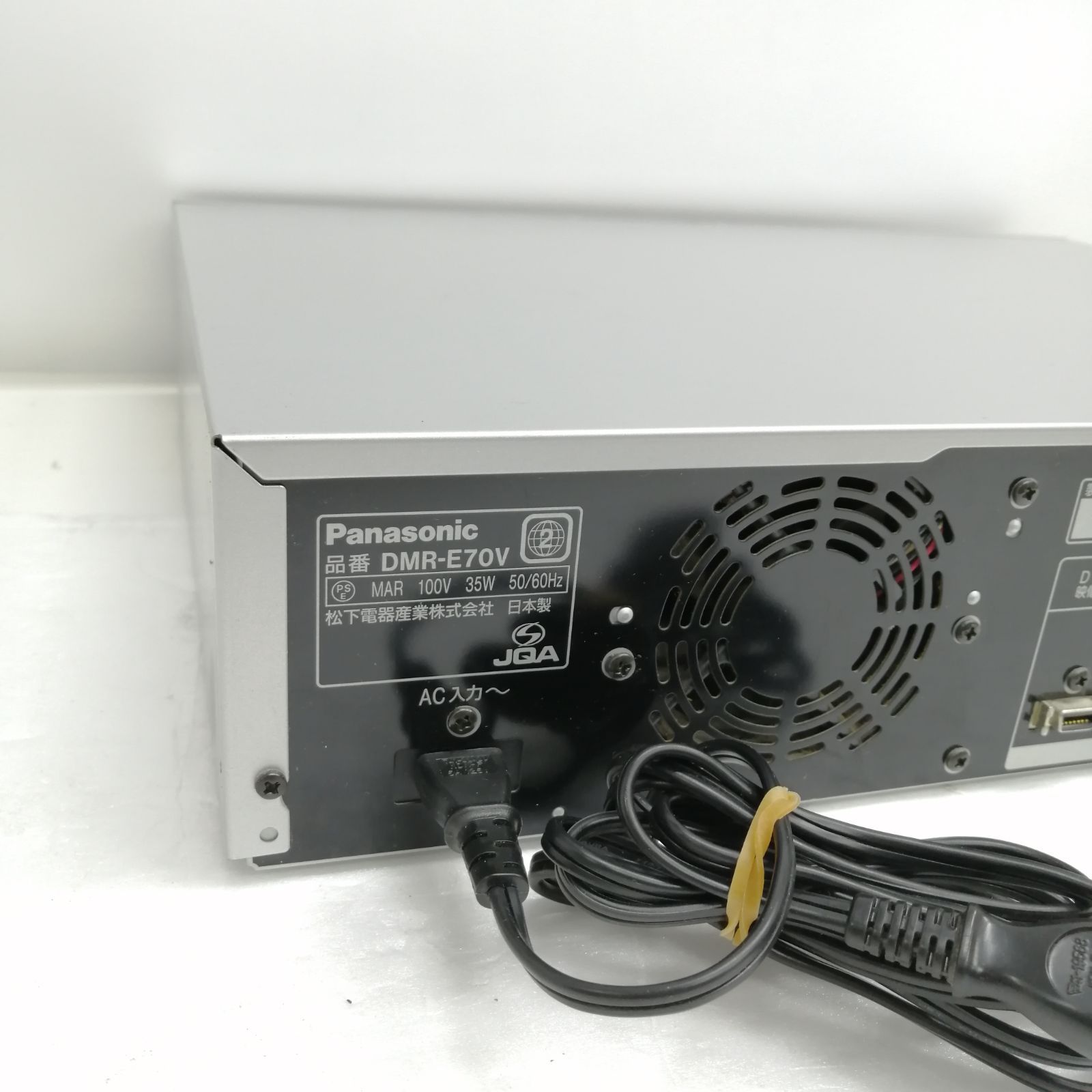 ジャンク】Panasonic ビデオ、DVDプレイヤー dmr-e70v - メルカリ