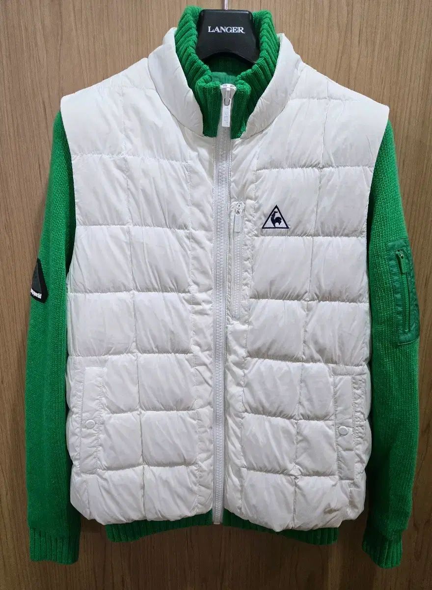 ルコックスポルティフ 防風ダウン ニットジップアップ 95 - メルカリ