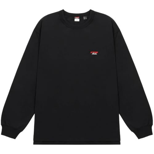 ナンガ アウトドア 長袖Tシャツ ECO HYBRID BOX LOGO L S TEE po