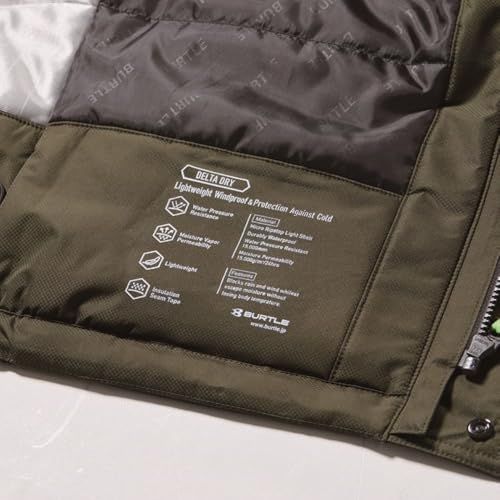 BURTLE バートル 防水防寒ジャケット ユニセックス 秋冬用 スノー 7620 91 XLpo