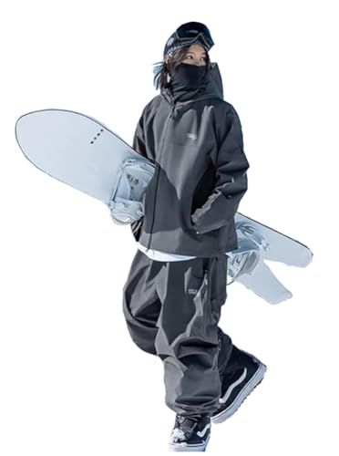 スノーボードウェア スキーウェア 2026モデル ダボっと感 動きやすい 肌に優しい素材 柔らかい 男女兼用 上下セット 耐水圧20 000 mm 透湿性10 g メンズ レディースpo