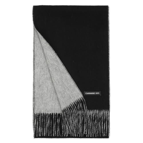 バイヤー ピュア カシミヤ 100％ リバーシブル マフラー レディース メンズ 女性 男性 カシミア 無地 厚手 25-04 po