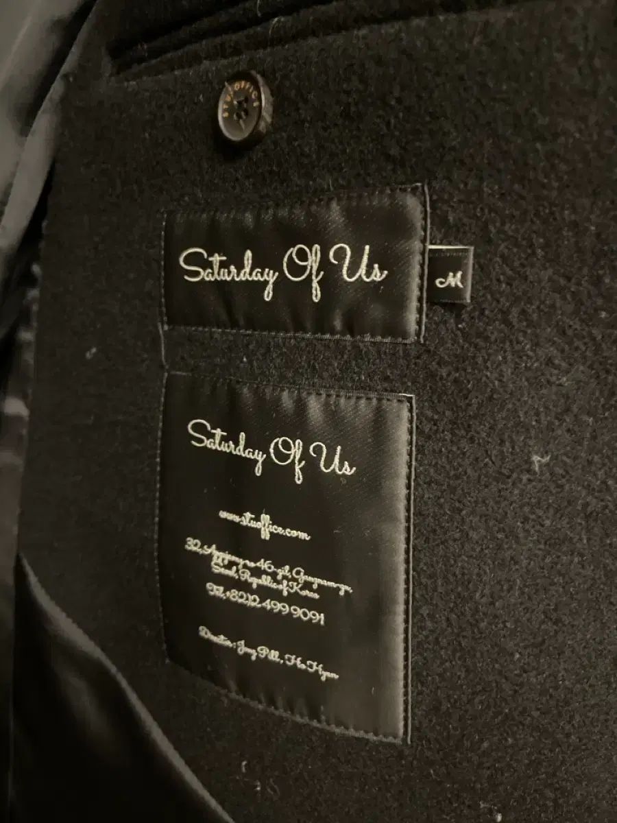 M stu office パッチ コート