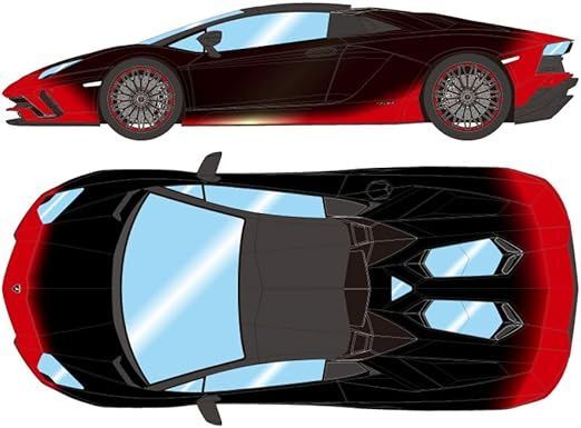 EM 767 B EIDOLON 1 43 Lamborghini Aventador S Roadster 50 th Anniversary Japan 2018 ロッソエフェスト ブラックグラデ