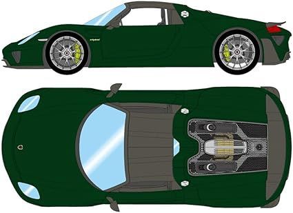 EM 569 H EIDOLON 1 43 Porsche 918 Spyder weissach package 2011 ブリュースターグリーン