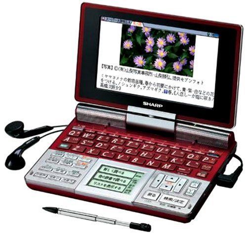 シャープ カードスロット 音声機能 ワンセグチューナー 手書きパッド搭載電子辞書 PW TC 920 R