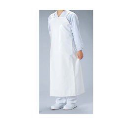 スギヤマ ケータリング 前掛 M ホワイト 共地ヒモ ポリウレタン 日本製 SME 6901