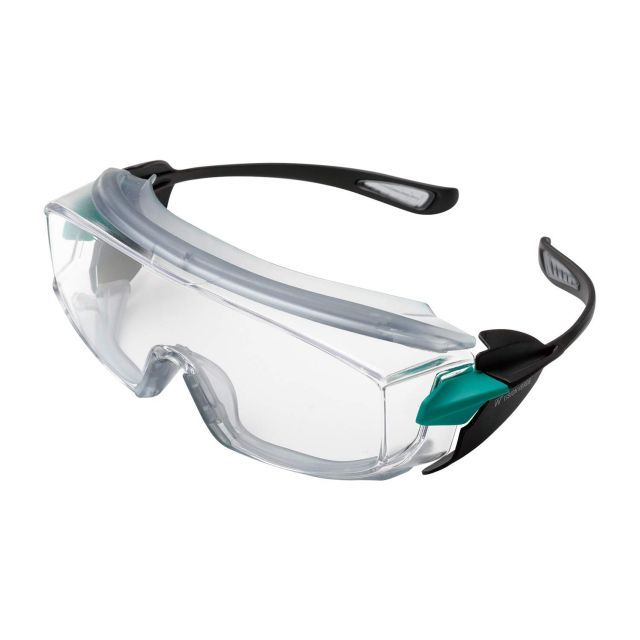 ミドリ安全 ビジョンベルデ 保護めがね オーバーグラス 作業用 曇り止め UVカット 防塵性 VS 305 F
