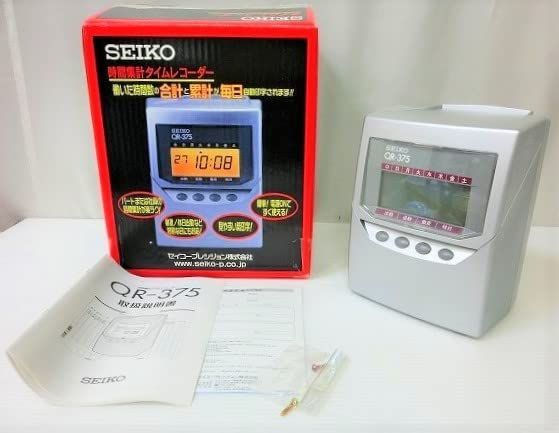 セイコープレシジョン タイムレコーダー QR-375