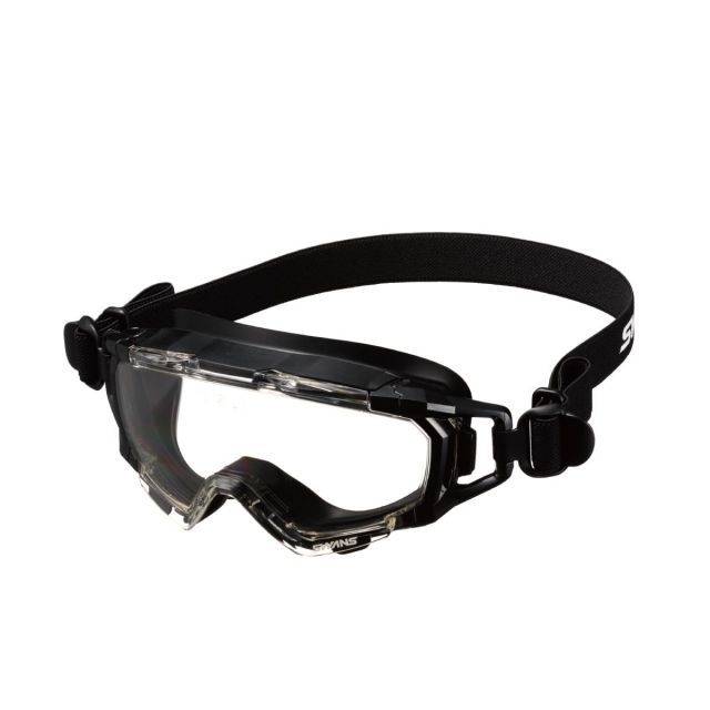 山本光学 保護ゴーグル SS-7000 CL ブラック 外側 防汚撥水コート 内側 くもり止め JIS規格品 紫外線カット