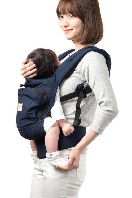 napnap ナップナップ 抱っこ紐 だっこひも おんぶ紐 抱っこ おんぶ 暑さ対策 オールシーズン ベビーキャリー BASIC ベーシック ネイビー