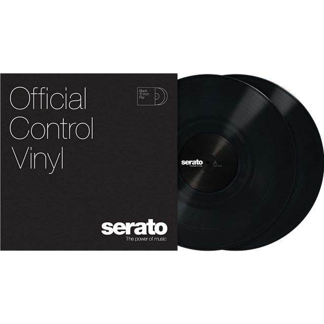Serato 12 Control Vinyl Black 組 コントロールバイナル セラート