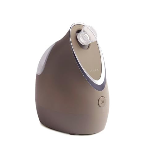 LINKA リンカ イオン フェイススチーマー 保湿＆毛穴ケア 美顔スチーマー 美顔器 アロマ機能付き 毛穴ケア 角質除去 モカ po