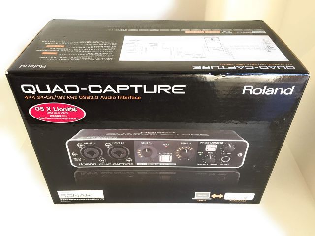 Roland QUAD-CAPTURE オーディオインターフェイス　美品 Amazon.co.jp: Roland ローランド オーディオインターフェイス QUAD