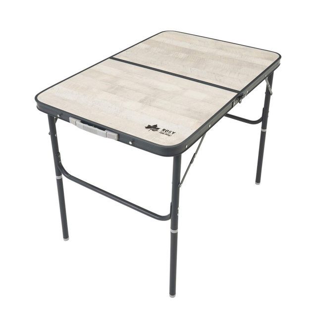 ロゴス LOGOS ROSY ファミリーテーブル 9060 ホワイト 約 幅90×奥行60×高さ68|35 cm