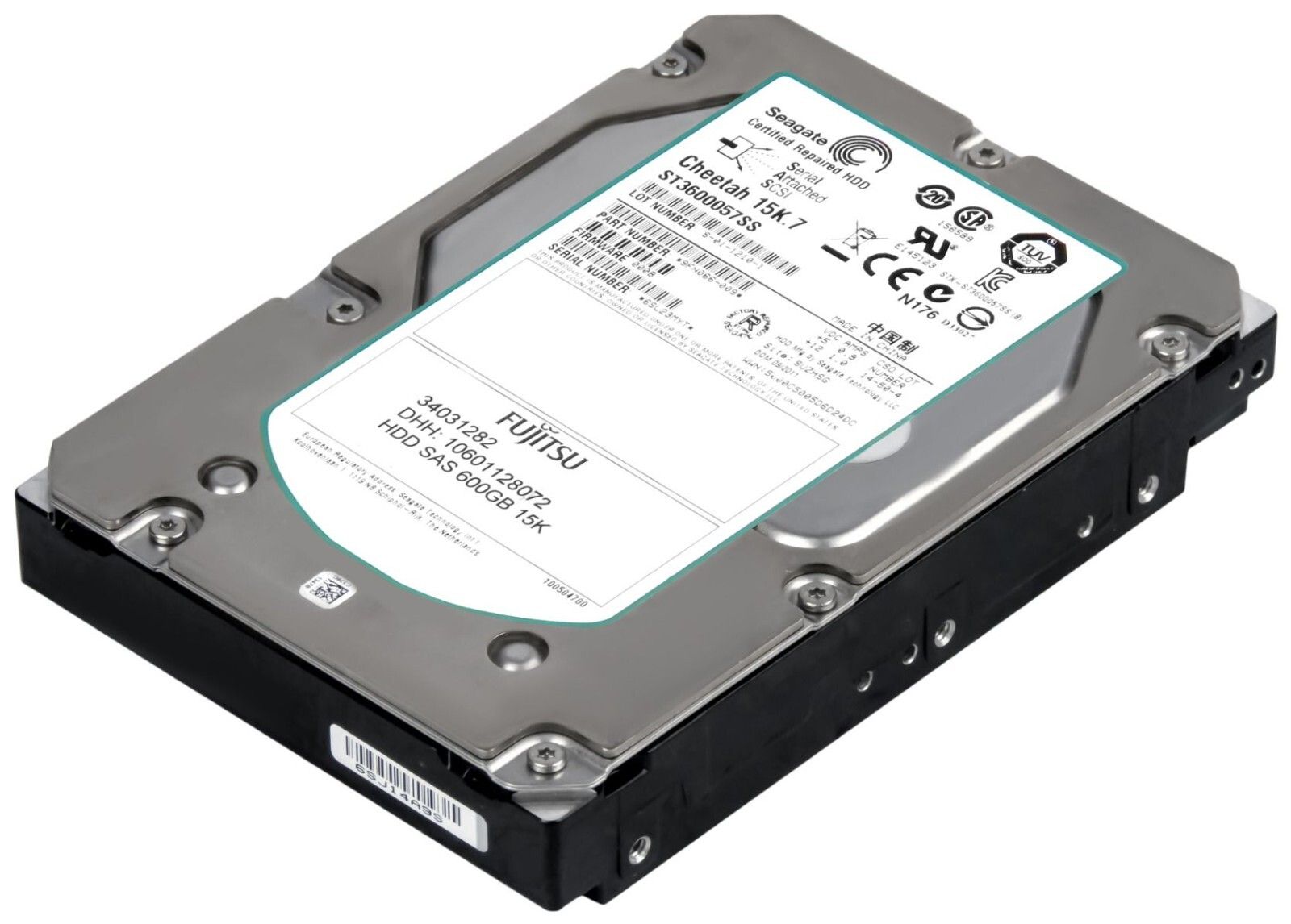 3年保証】Hard Drive Fujitsu 10601128072 ST3600057SS 600GB 15000RPM