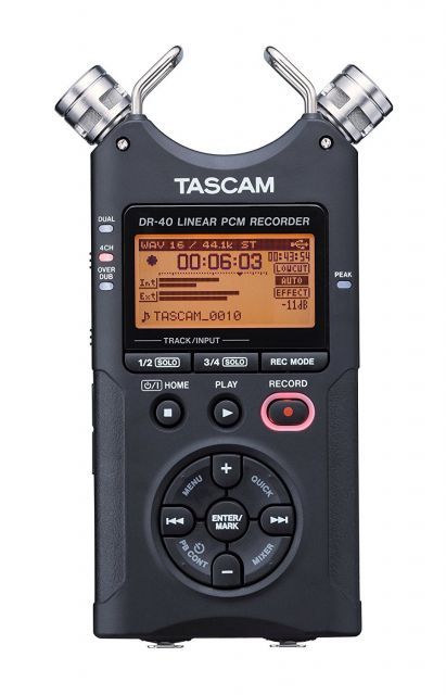 TASCAM 24 bit 96 kHz対応リニアPCMレコーダー DR