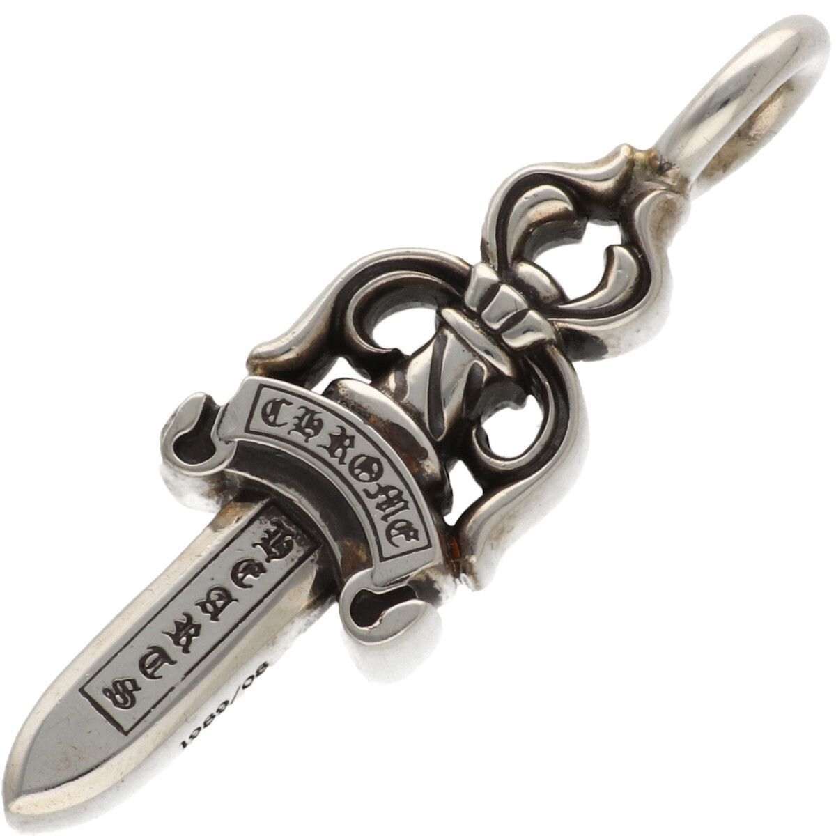 CHROME HEARTS クロムハーツ ダブルダガー SV 925 シルバー ネックレス ペンダント トップ チャーム RS