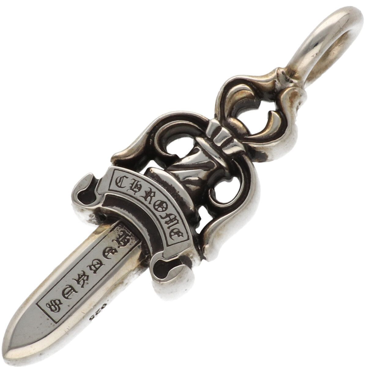 CHROME HEARTS クロムハーツ ダブルダガー SV 925 シルバー ネックレス ペンダント トップ チャーム RS