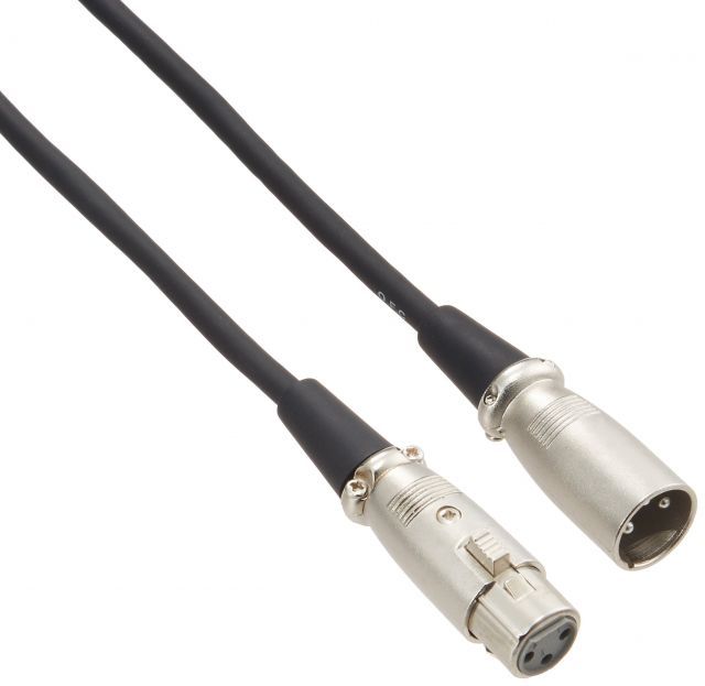 【】【非常に良い】TECH マイクケーブル XLR(オス) / XLR(メス) 7m TMCC-7 ブラック