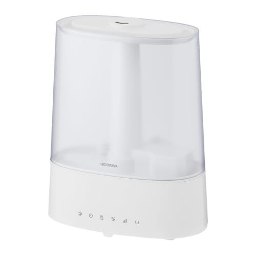 アイリスオーヤマ 上給水超音波ハイブリッド加湿器 550 ml ホワイトpo