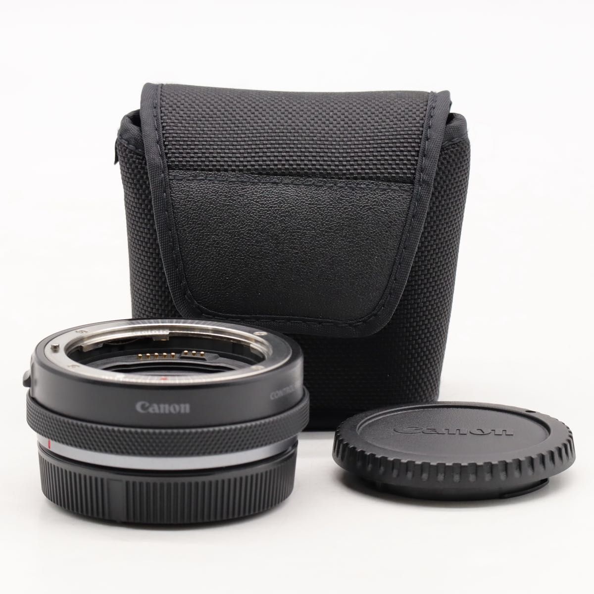 Canon コントロールリングマウントアダプター EF-EOS R EFレンズをRFマウント機で使用 絞り ISO調整対応 操作性向上 軽量設計 アダプター EOS 5 6 7 8 10 対応 ブラック φ74.