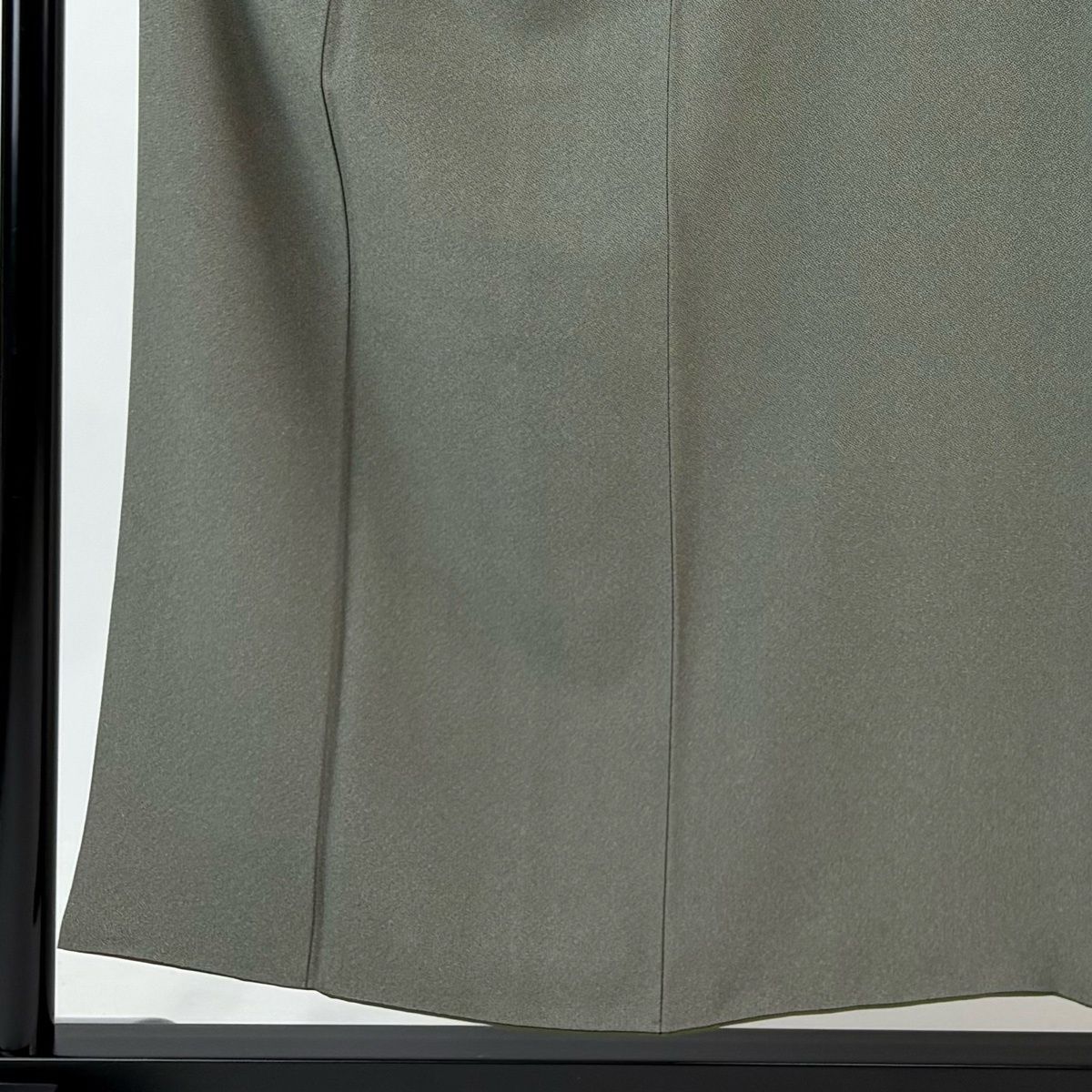 江戸小紋 身丈154 cm 裄丈62.5 S 袷 落款 幾何学模様 灰色 正絹 名品