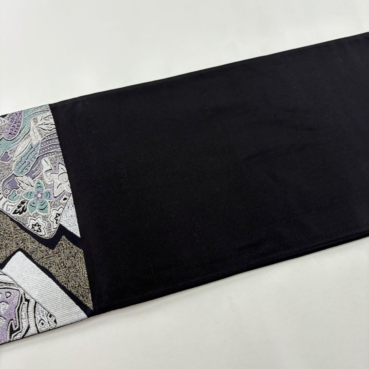 美品】 袋帯 名品 鳥 動物 金銀糸 銀色 六通 正絹 【中古】 - メルカリ