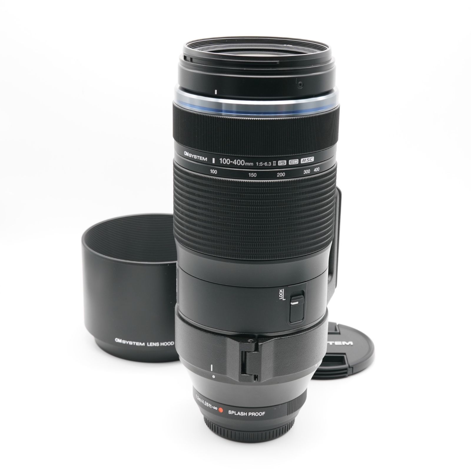級 オリンパス OM SYSTEM M ZUIKO DIGITAL ED 100 400 mm F 5 0 6 3 IS II あると嬉しい フード付