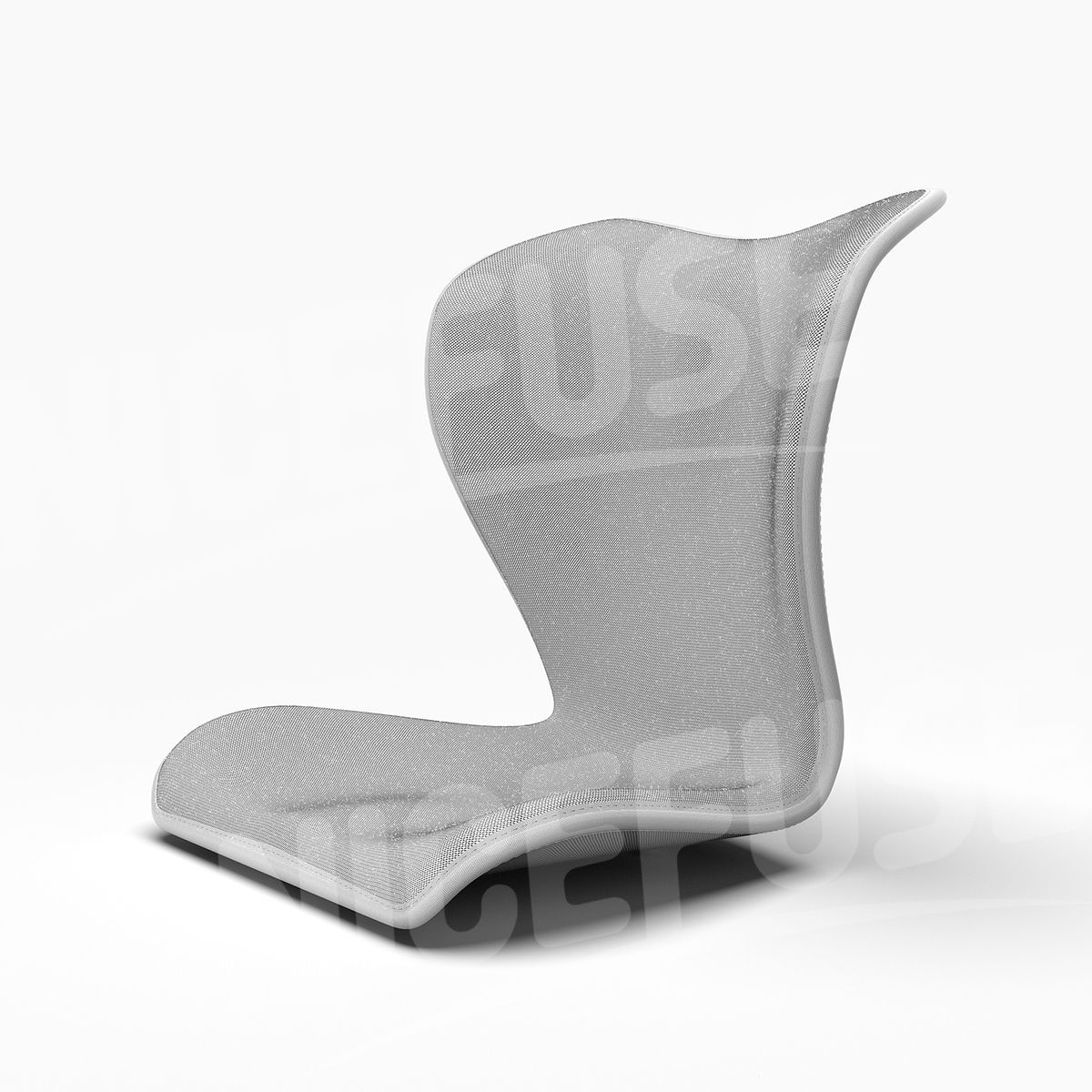 姿勢矯正＆腰痛対策 猫背防止 チェアクッション ワイド背もたれ＆腰サポート 椅子|座椅子|ベッド用 姿勢改善クッション オフィス|在宅勤務|読書に最適 ソファパッドとしても グレー