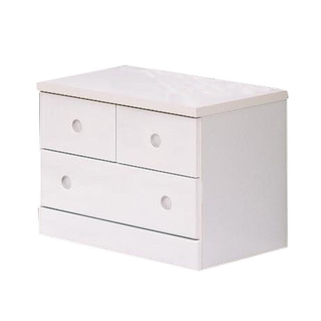 大川家具 nakakei チェスト ピクシー 60 cm幅 ホワイト 182113