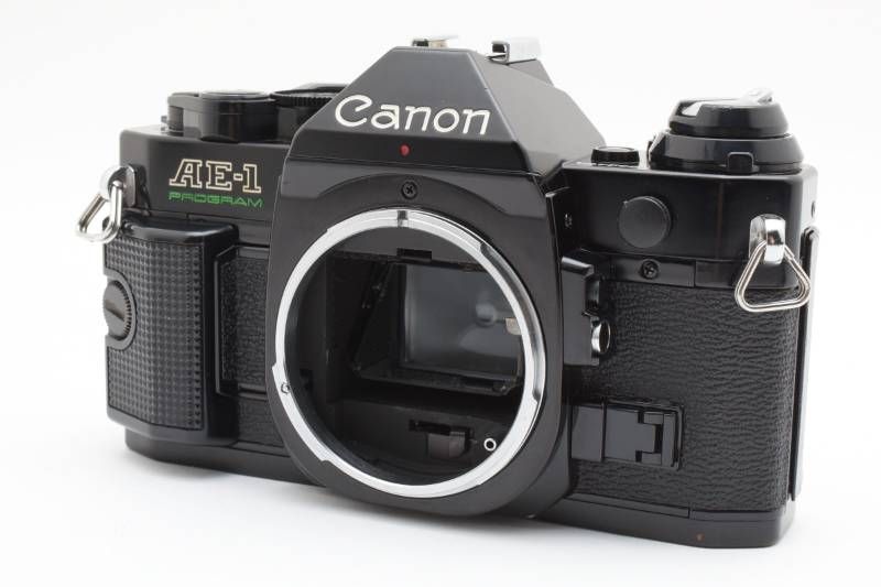 実用光学 Canon キャノン AE 1 PROGRAM 黒 ブラック ボディ フィルム一眼カメラ 3958 15