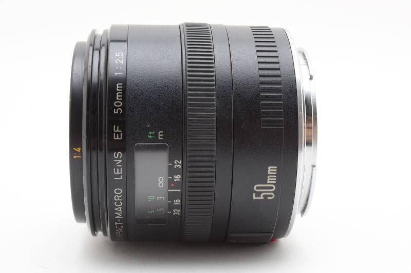 実用品】Canon キャノン COMPACT-MACRO EF 50mm 2.5 AFレンズ #4011-11