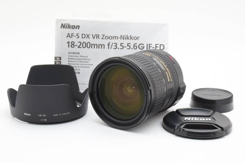 光学 上品 Nikon ニコン AF-S NIKKOR 18-200 mm 3.5-5.6 G ED DX VR AFレンズ 3987-5